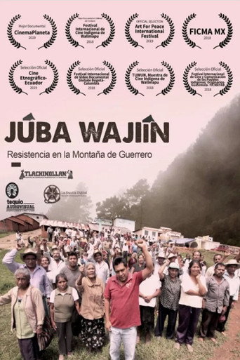 Movie poster for Júba Wajií­n. Resistencia en la montaña de Guerrero (2018)