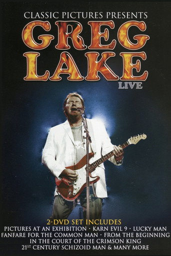Movie poster for Greg Lake: Live (2006)