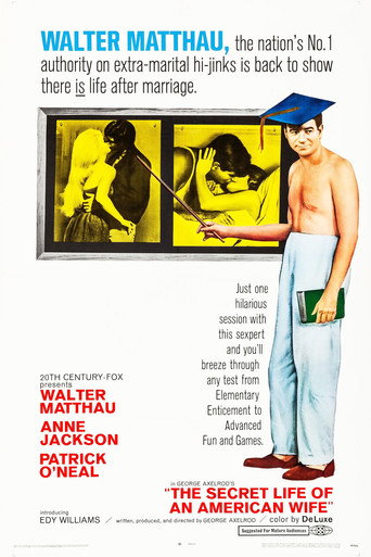 Movie poster for The Secret Life of an American Wife (1968)