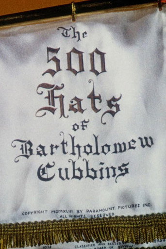Movie poster for The 500 Hats of Bartholomew Cubbins (1943)