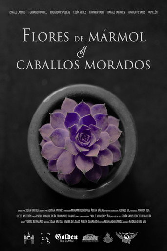 Movie poster for Flores de mármol y caballos morados (2020)