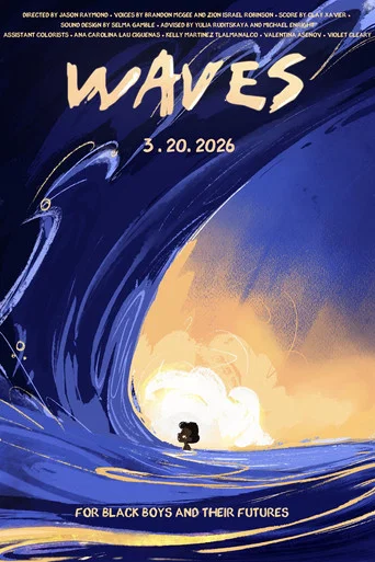 Movie poster for Waves (2025)
