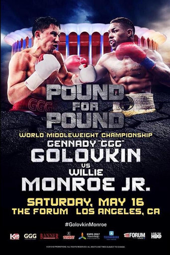 Movie poster for Gennady Golovkin vs. Willie Monroe Jr (2015)
