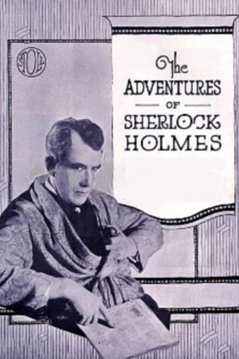 Movie poster for The Adventures of Sherlock Holmes (1921)
