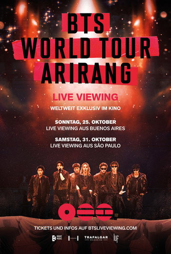 Movie poster for BTS World Tour 'Arirang' In São Paulo: Live Viewing (2026)