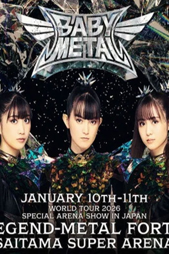 Movie poster for BABYMETAL WORLD TOUR 2025-2026 SPECIAL ARENA SHOW IN JAPAN LEGEND - METAL FORTH (2026)