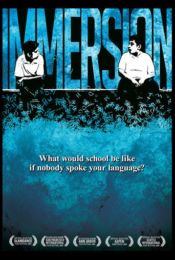 Movie poster for Immersion (short) (2009)