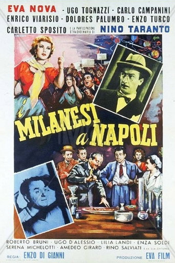 Movie poster for I milanesi a Napoli (1954)