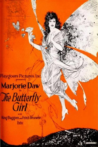 Movie poster for The Butterfly Girl (1921)