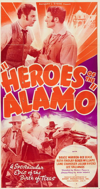 Movie poster for Heroes of the Alamo (1937)
