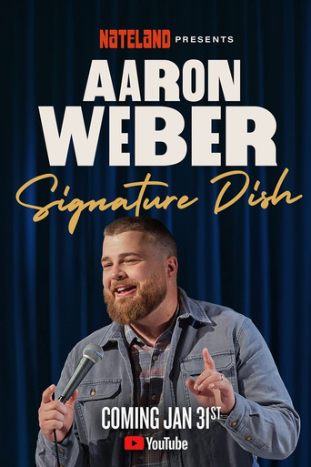 Movie poster for Aaron Weber: Signature Dish (2025)