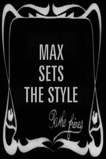 Movie poster for Max Sets the Fashion (1912)