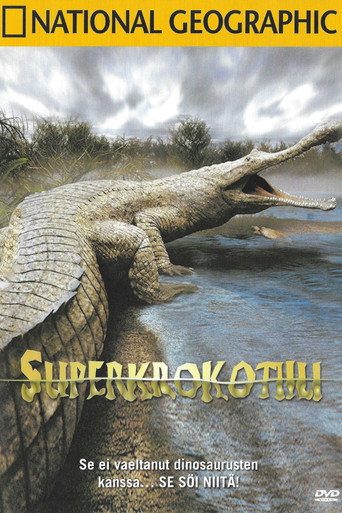 Movie poster for SuperCroc (2001)