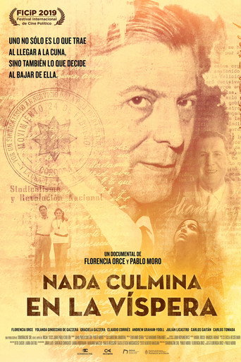 Movie poster for Nada culmina en la víspera (2019)
