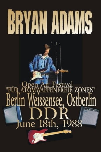 Movie poster for Bryan Adams - East Berlin (1988)