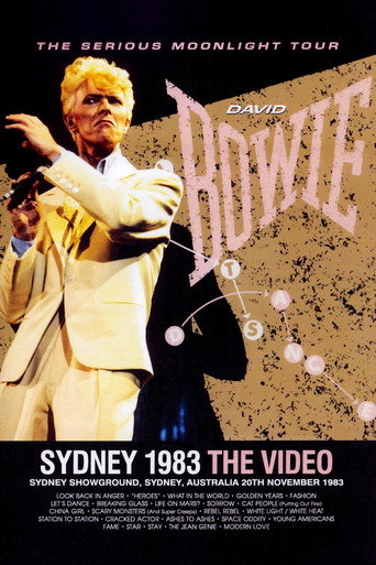 Movie poster for David Bowie: Serious Moonlight Sydney (1983)