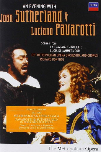 An Evening with Joan Sutherland and Luciano Pavarotti poster
