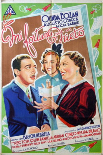 Movie poster for Mi fortuna por un nieto (1940)