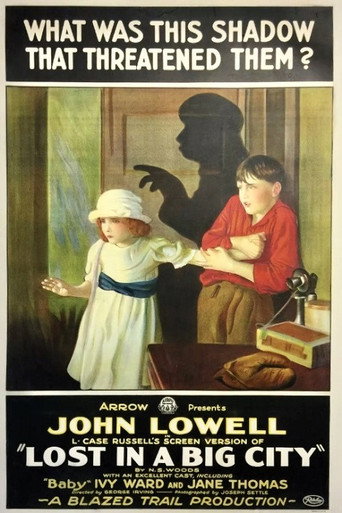 Movie poster for Lost in a Big City (1923)
