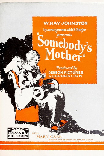 Movie poster for Somebody's Mother (1926)
