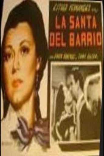 Movie poster for La santa del barrio (1948)