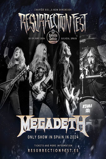 Movie poster for MEGADETH - Live at Resurrection Fest EG 2024 (2024)