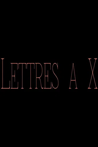 Movie poster for Letters to X (2018)