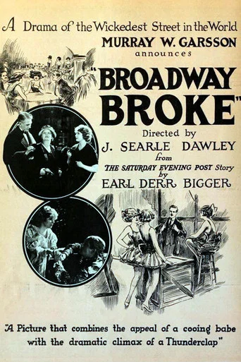 Movie poster for Broadway Broke (1923)