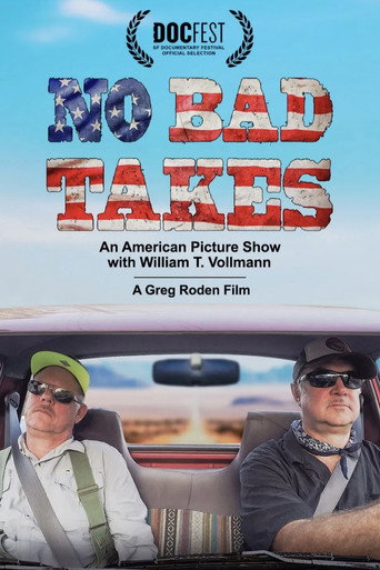 Movie poster for No Bad Takes: An American Picture Show with William T. Vollmann (2025)