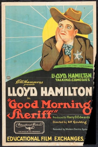 Movie poster for Good Morning Sheriff (1930)