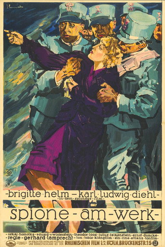 Movie poster for Spione am Werk (1933)
