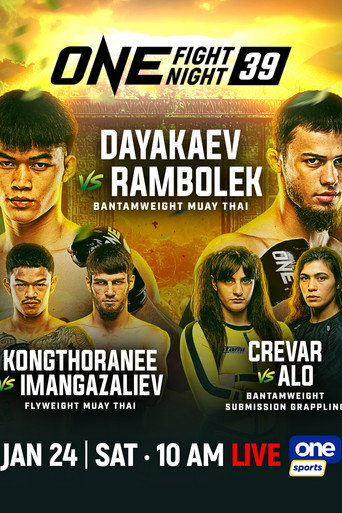 Movie poster for ONE Fight Night 39: Rambolek vs. Dayakaev (2026)