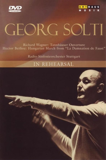 Movie poster for Georg Solti: In Rehearsal (2003)