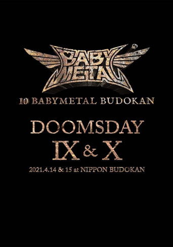 10 BABYMETAL BUDOKAN - DOOMSDAY IX & X poster