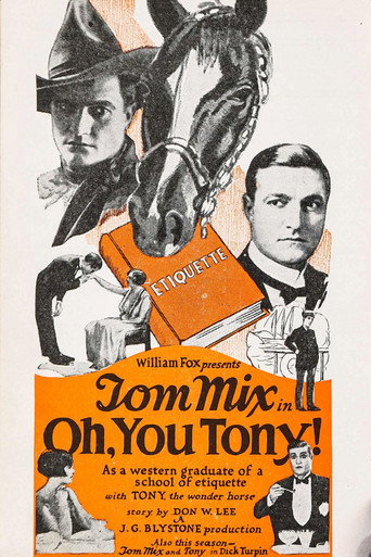 Movie poster for Oh, You Tony! (1924)