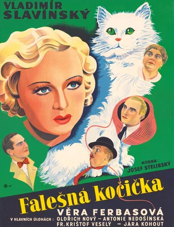Movie poster for Falešná kočička (1937)