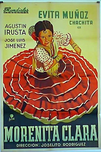 Movie poster for Morenita clara (1943)