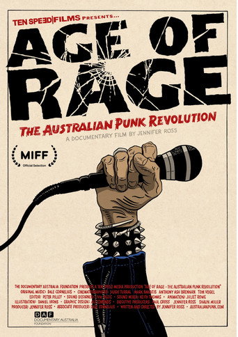 Movie poster for AGE OF RAGE - The Australian Punk Revolution (2022)