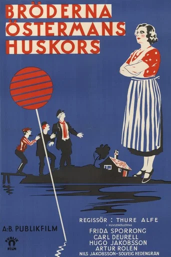 Movie poster for The house cross of the Österman brothers (1932)