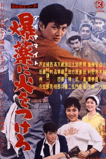 Movie poster for Dynamite ni Hi o Tsukero (1959)