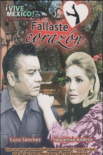 Fallaste corazón poster