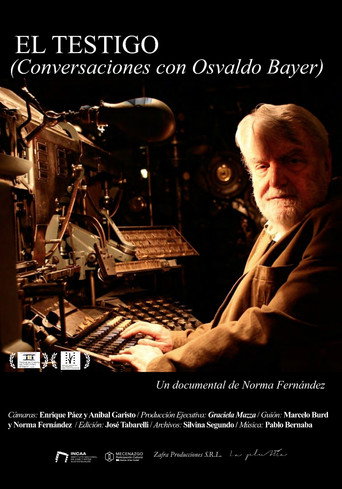 Movie poster for El testigo (Conversaciones con Osvaldo Bayer) (2024)