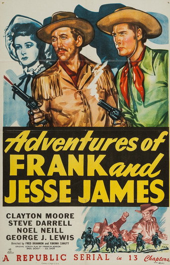 Movie poster for Adventures of Frank and Jesse James (1948)