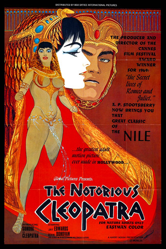 Movie poster for The Notorious Cleopatra (1970)