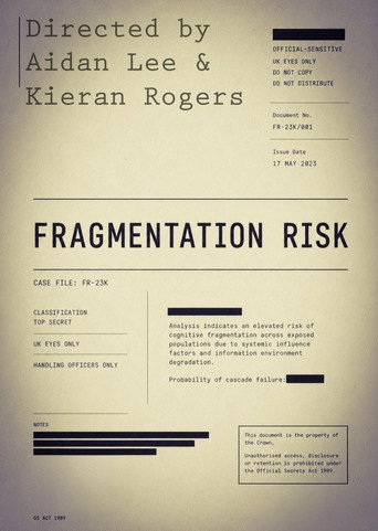 Movie poster for Fragmentation Risk