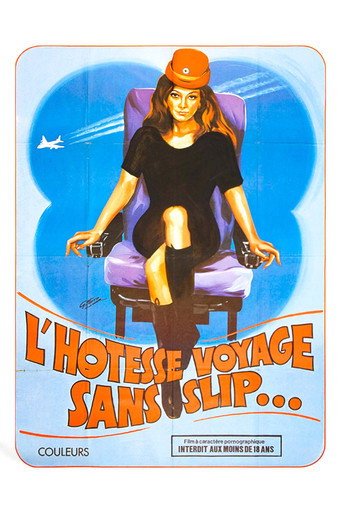 Movie poster for L'hôtesse voyage sans slip (1981)