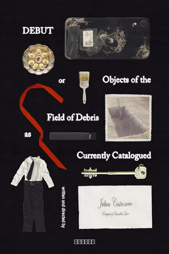 Movie poster for Debut, or, Objects of the Field of Debris as Currently Catalogued (2025)