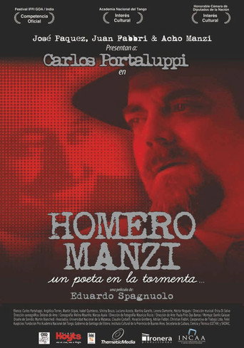 Movie poster for Homero Manzi, un poeta en la tormenta (2009)