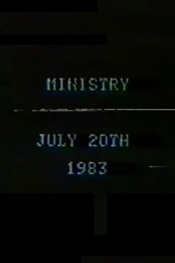 Movie poster for Ministry July 20th, 1983