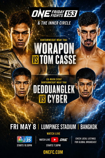Movie poster for ONE Friday Fights 153: Worapon vs. Casse (2026)